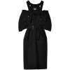 Junya Watanabe A Dress With Straps Off The Shoulder In Black