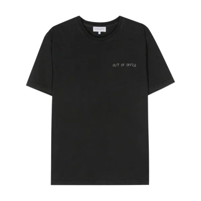 Maison Labiche Slogan-embroidered T-shirt In Grey