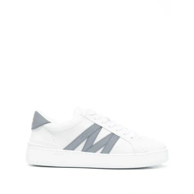 Moncler Monaco Bicolor Low-top Sneakers In White