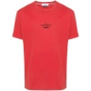 Stone Island Archivio Print Slim-fit Cotton T-shirt In Red