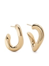 Isabel Marant Links Sculpted-hoop Earrings In 12do Dore