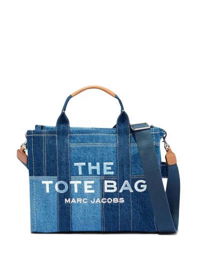 Marc Jacobs The Medium Tote Bags In 422 Blue Denim