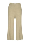 Msgm Trousers Beige In Beige