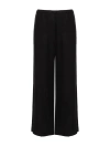 Totême Fluid Drawstring Trousers Black In Black
