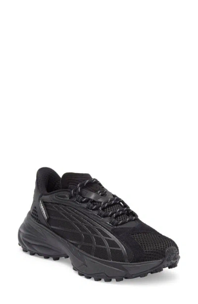 Puma Spirex Pleasures Running Shoe In  Black