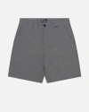 United Legwear Men's H2o-dri Vapor Chino 19" Walkshort In Black