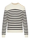 Celine Sweater With Hood In Alpaca Wool In White