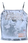 Diesel Sleeveless T-h In Blue