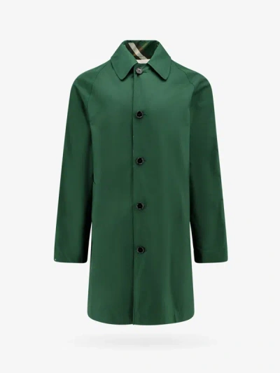 BURBERRY BURBERRY MAN TRENCH MAN GREEN TRENCH COATS