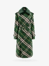 BURBERRY BURBERRY WOMAN TRENCH WOMAN GREEN TRENCH COATS