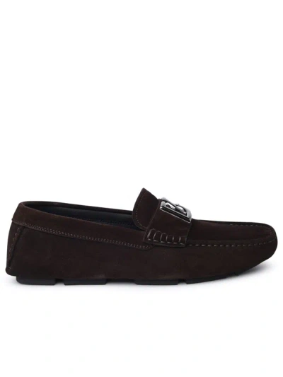 DOLCE & GABBANA DOLCE & GABBANA MAN DOLCE & GABBANA BROWN SUEDE LOAFERS