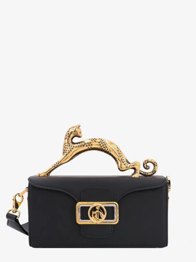 Lanvin Pencil Chat Hand Bag In Black