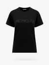 MONCLER MONCLER WOMAN T-SHIRT WOMAN BLACK T-SHIRTS