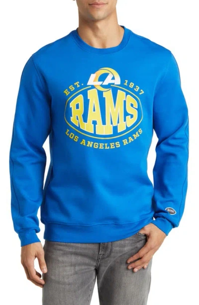Hugo Boss Boss X Nfl Cotton-blend Sweatshirt With Collaborative Branding In Rams