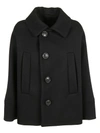 Dsquared2 Wool & Cashmere Jacket In Black