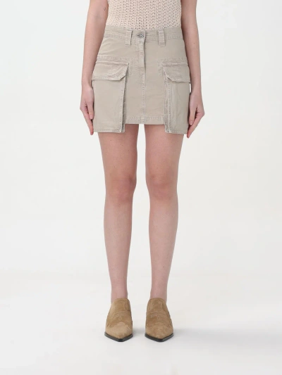 Golden Goose Journey Mini Worker Skirt In Nude & Neutrals