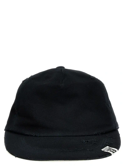 Miharayasuhiro Used Effect Cap Hats In Black