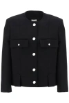 Khaite The Laybin Bomber Jacket In Black