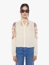 ALIX OF BOHEMIA ANNABEL SHIRT SUN IN IVORY - SIZE SMALL