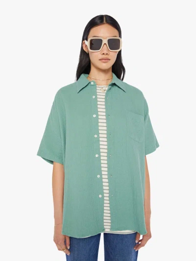 La Paz Roque Shirt Bay In Green - Size X-large