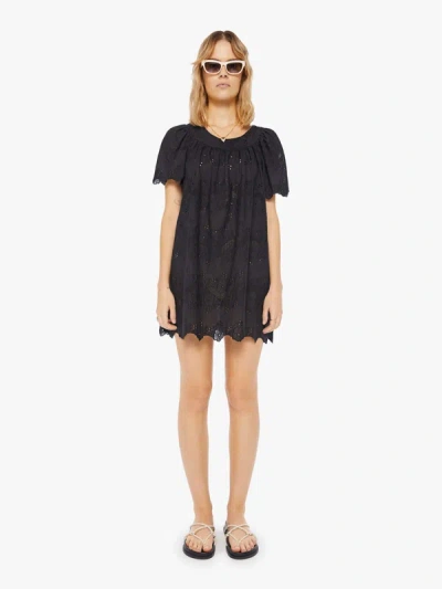 Natalie Martin Sienna Mini Dress Geranium Midnight Skirt In Black - Size Medium