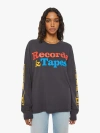 MOTHER THE LONG SLEEVE LOWDOWN RECORDS AND TAPES T-SHIRT IN BLACK - SIZE X-LARGE