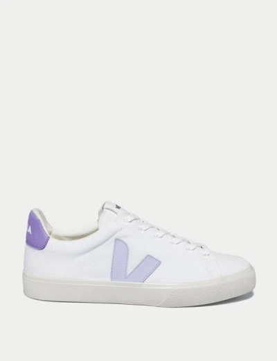 Veja Lace Up Sneakers In Purple