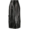 Alexander Mcqueen Alexander Mc Queen Midi Skirt In Black