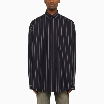 BALENCIAGA BALENCIAGA PINSTRIPE OVERSIZE SHIRT