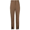 Balmain Wool Trousers In Brown