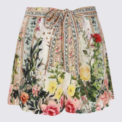 CAMILLA CAMILLA MULTICOLOR SILK SHORTS