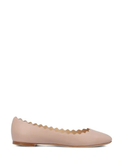 Chloé Low Shoes In Pink Tea