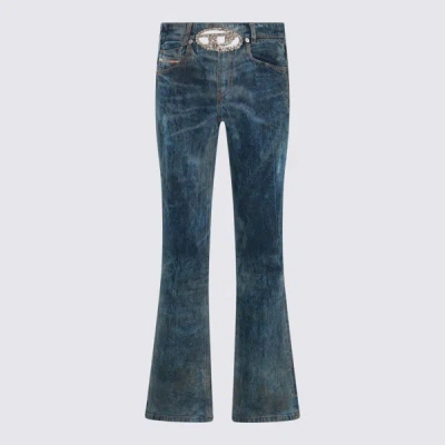 Diesel Blue Cotton Denim Jeans
