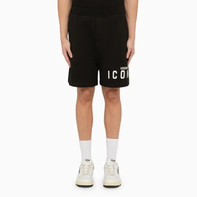 DSQUARED2 DSQUARED2 BERMUDA SHORTS WITH ICON PRINT
