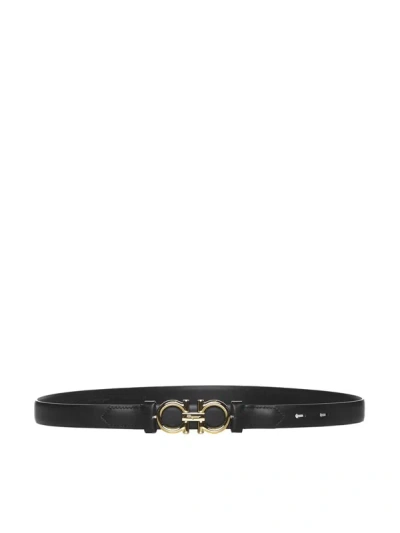 Ferragamo Belts In Black