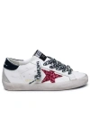 GOLDEN GOOSE GOLDEN GOOSE 'SUPER-STAR CLASSIC' WHITE LEATHER SNEAKERS