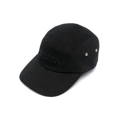 Isabel Marant Logo-embroidered Baseball Cap In Black