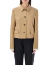 Marni Single-breasted Blazer In Beige