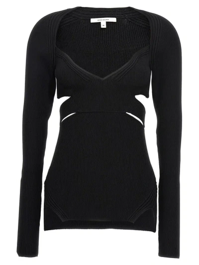 Nensi Dojaka Cut-out Sweater In Black