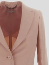 Stella Mccartney Peak-lapels Double-breasted Blazer In Pink
