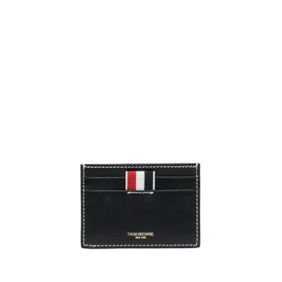 Thom Browne Small Leather Goods In Blue