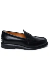 TOD'S TOD'S BLACK LEATHER LOAFERS