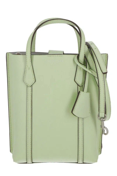 Tory Burch Perry Mini Tote In Meadow Mist