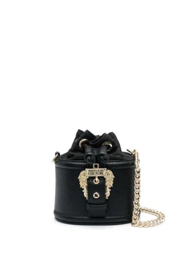 Versace Jeans Couture Bucket Bag In Black