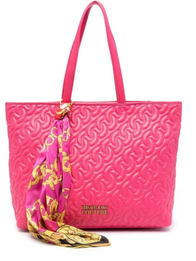 Versace Jeans Couture Tote Bag In Red