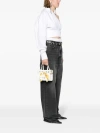 Versace Jeans Couture Barocco Scarf Faux-leather Tote Bag In White