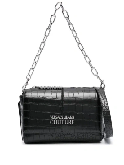 Versace Jeans Couture Shoulder Bag In Black