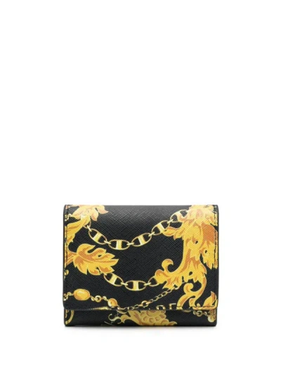 Versace Jeans Couture Wallets In Yellow