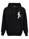 Yohji Yamamoto New Era Hooded Sweatshirt With Logoed Embroidery And Print In Black