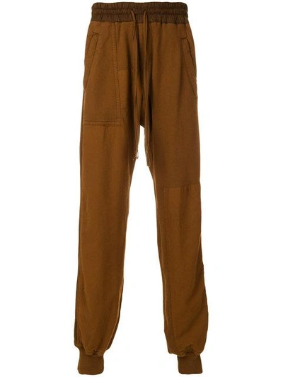 Haider Ackermann Jogging Trousers In Brown